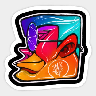 Graffiti Character Sticker